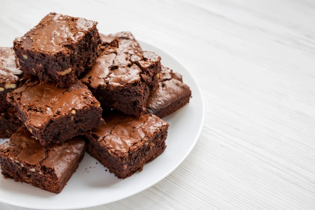 Brownie maison aux noix, pour illustrer la recette du brownies facile
