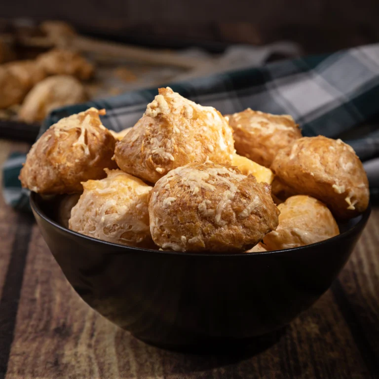 Délicieuses gougères à la béchamel et au fromage, dorées et aériennes, idéales pour l'apéritif réussi