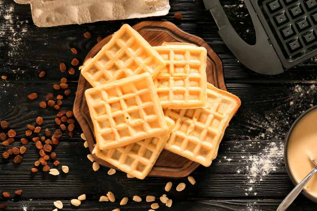Gaufres maison dorées et croustillantes façon grand-mère