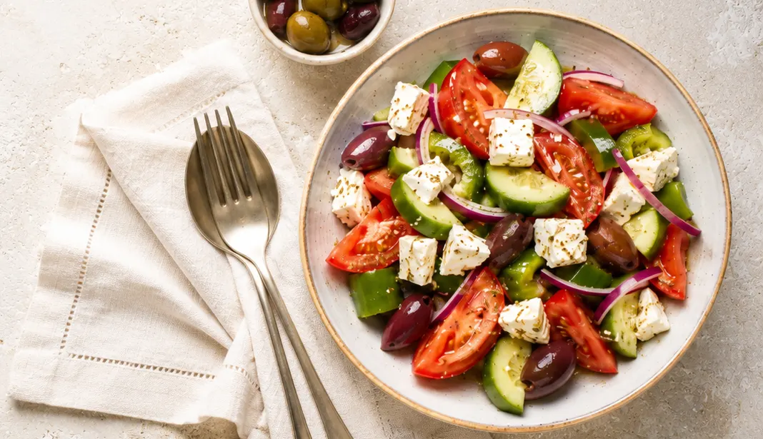 Salade grecque fraîche