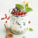 Verrine crème onctueuse aux fruits rouges : desserts en verrine